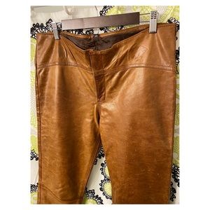 Brown Leather Pants vintage